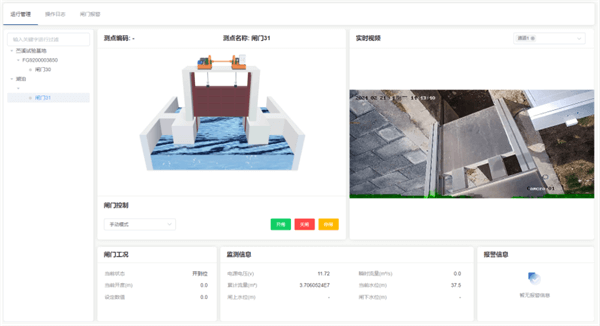 四信灌區(qū)信息化綜合管理平臺的智能閘門控制功能